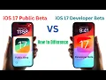 iOS 17 Public Beta vs iOS 17 Developer Beta What is Public Beta and Developer Beta Difference
