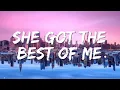 Luke Combs - She Got the Best of Me (Lyrics)