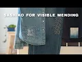 Lagu Repair Shirt with Simple Running Stitch | Sashiko Visible Mending Tutorial (Part 1)
