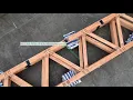 Warren Trusses made Vic Ash Hardwood