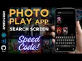 React Native Search Screen Speed Coding the Photo Play App