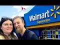 British Couple s 150 Grocery Challenge at Walmart Canada Food Shopping in Calgary Alberta