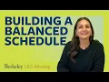 How to Build a Balanced Course Schedule