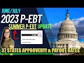 NEW 2023 P-EBT UPDATE NEW 391 P-EBT PAYMENTS COMING SOON 37 STATES PAYOUT DATES