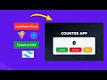 React Counter App State Event Handling Tailwind CSS Coding Round Practice