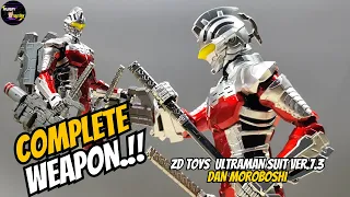 complete weapon zd toys ultraman ultraseven ver 7 3 suit dan moroboshi netflix anime