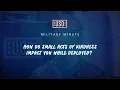 USO Military Minute How do small acts of kindness impact you while deployed