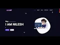Portfolio website using HTML CSS JavaScript and BootStrap