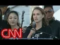 Natalie Portman speaks at Women s March