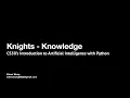 Harvard CS50 AI with Python 2020 Knights