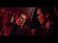 Willem Dafoe talking to Patrick Bateman meme Two guy talking at bar