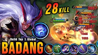 Download 28 Kills!! Monster Offlane Badang Insane Attack Speed Build - Build Top 1 Global Badang ~ MLBB MP3