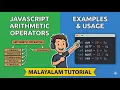 JavaScript Arithmetic Operators Explained in Malayalam JS Tutorial for Beginners