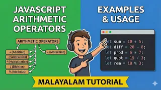 JavaScript Arithmetic Operators Explained in Malayalam JS Tutorial for Beginners