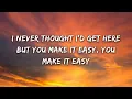 Prateek Kuhad - You Make It Easy (Lyrics)