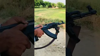 AKM Auto Firing Sound Reloading Shooting Magazine 75 