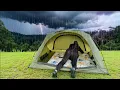 Lagu DE GEKSTE ONWEERBUI DIE IK OOIT GEZIEN HEB‼️Kamperen in zware regen en onweer | Kamperen met de auto