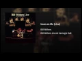 Lean on Me (Live at Carnegie Hall, New York, NY - October 1972)