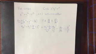 Second derivatives using implicit differentiation