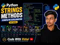 Python Strings in Tamil All String Methods Explained Complete Python Tutorial Code With Vishal