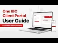 Changing Password and Using the Dashboard on the One IBC Client Portal