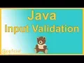 Java Input Validation with a While Loop APPFICIAL