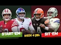 Start Em Sit Em QBs Week 4