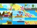 Traveling and Beach Concepts Background - Motion Graphics