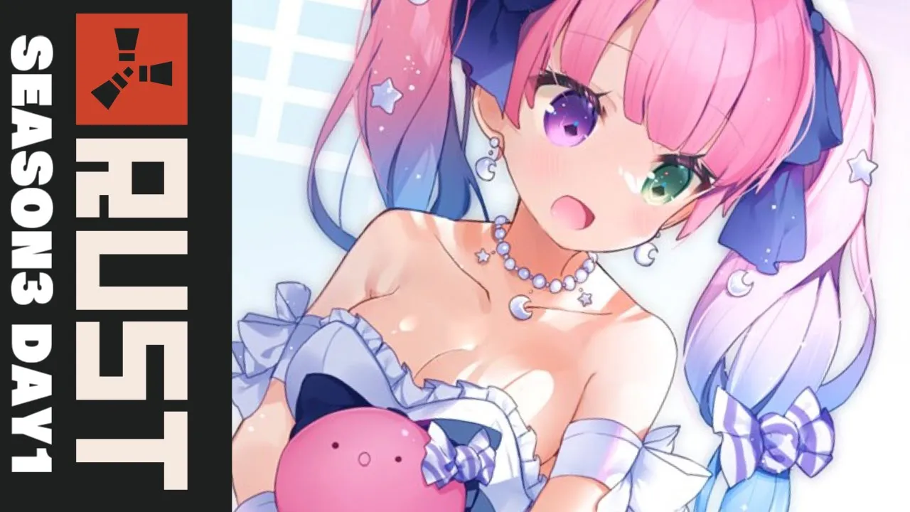 【 Rust 】SEASON3解禁…！スローライフ生活１日目なのら！? #ホロ鯖RUST【姫森ルーナ/ホロライブ】