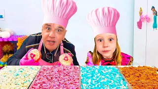 قصص ناستيا وبابا مفيدة ومسلية تجميع الفيديو للأطفال 