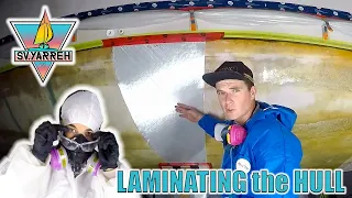 Saving our Sailboat. Re-FIBERGLASSING after OSMOSIS DAMAGE- SV YARREH Ep.22