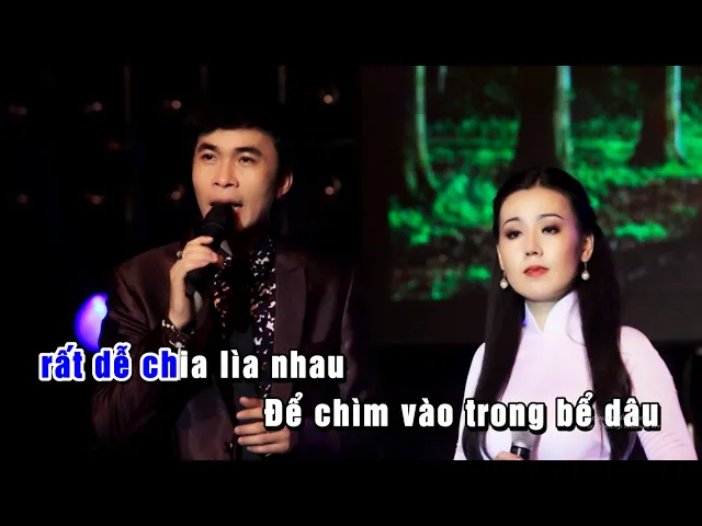 KARAOKE | Em Về Kẻo Trời Mưa (Song Ca) - Lưu Ánh Loan & Trường Sơn