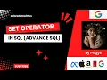Set Operators i n SQL By Pragya Rathi