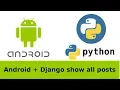 Android React Native Django rest application ListAPIView Android client part 2