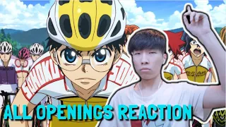 Download Yowamushi Pedal All Openings Reaction | BLIND REACTIONS!! MP3