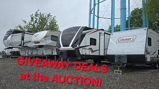 AUCTION DAY Scouting Deals at the Local RV Auction