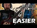 First Time Listening And Playing: Avenged Sevenfold - Easier | Rocksmith Guitar Cover