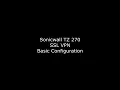 Sonicwall TZ 270 SSL VPN Basic Setup NetExtender