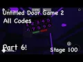 Untitled Door Game 2 Room 100 All Codes