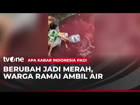 Viral Mata Air Berubah Warna Jadi Merah di Bogor