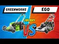 Greenworks vs EGO Lawn Mowers Review Grass Cutting Showdown