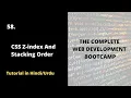 CSS Z index and Stacking Order Complete Web Development Bootcamp Course 2022