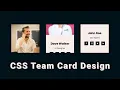 Creative Our Team Animated Sliding Section Using Pure CSS No Media Queries