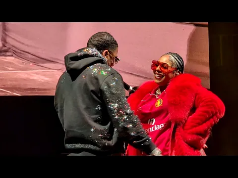 Download MP3 ASHANTI Brings NELLY (Fixed Teeth) \u0026 LLOYD (Southside) as SURPRISE GUESTS @ Valentines Day 2024 Set