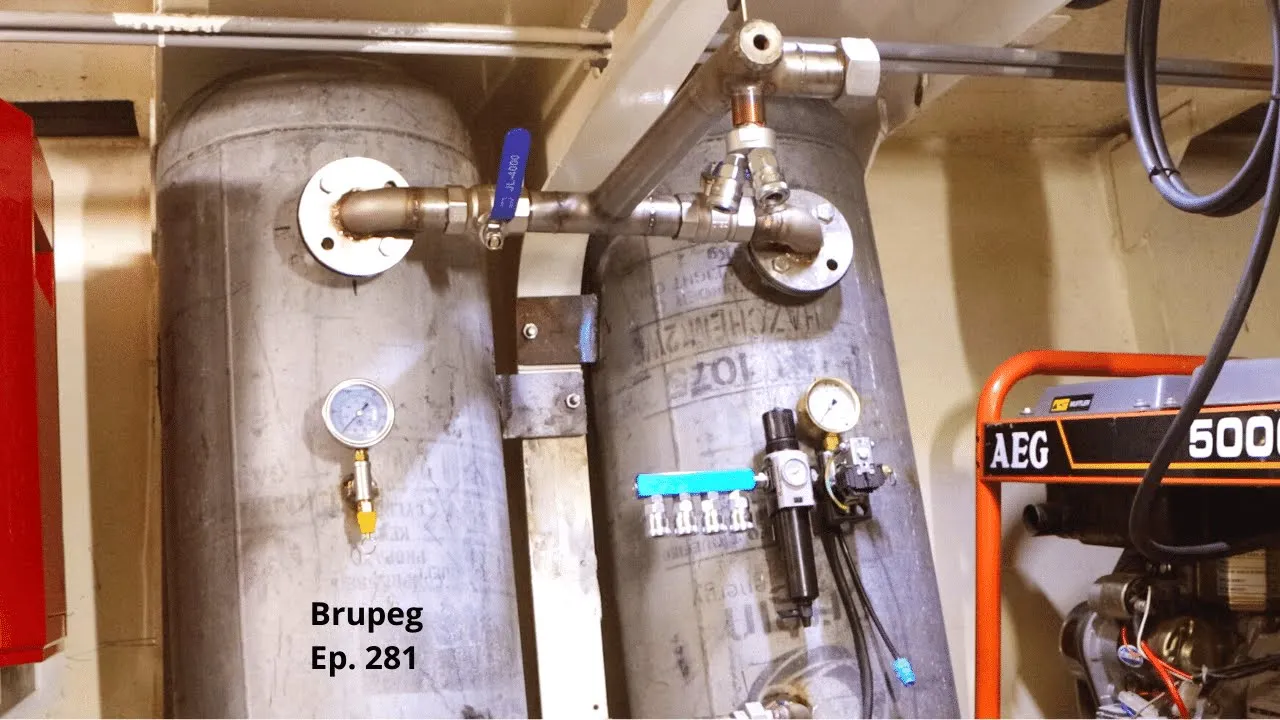 Building a Multi-tank Air Compressor (Part 2 of 3) - Project Brupeg Ep. 281