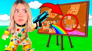 GASTÉ TODOS MIS ROBUX para ESCONDERME en PINTURAS de ROBLOX🎨
