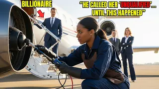 Black Mechanic Saves Billionaire S Failing Jet On Runway What She Did Next Left Him Speechless 