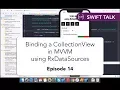 Swift Talk CollectionView binding in VM using RxDataSources Advanced VM Episode 14