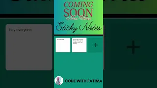 Creating Sticky Notes App HTML CSS JavaScript Tutorial