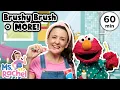 Brush Your Teeth Song with Ms Rachel and Elmo - Timer - Kids Songs and Nursery Rhymes